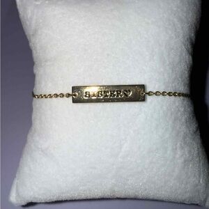 Gold plated Sister Bracelet.  Loved a few times
